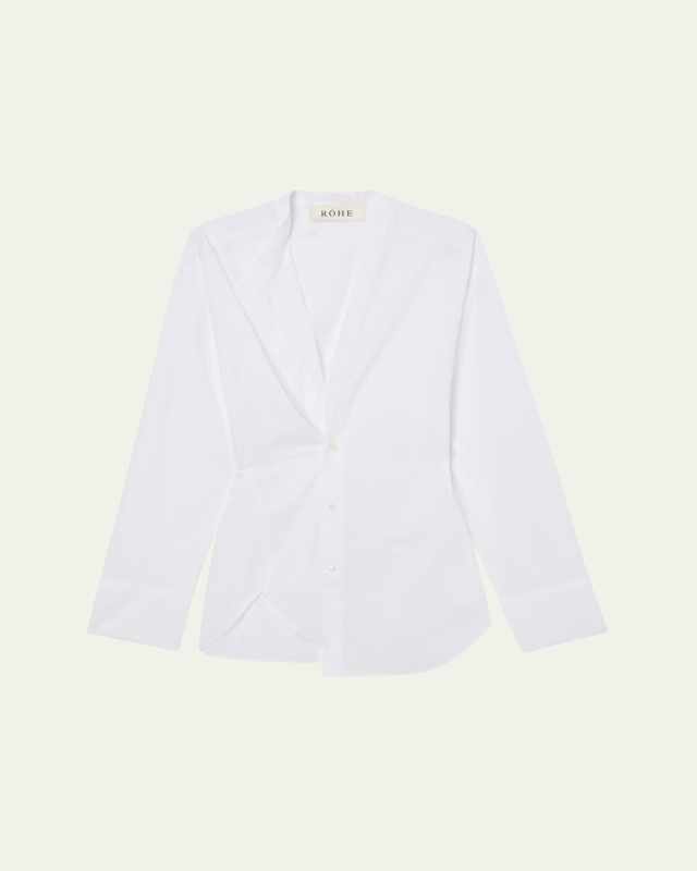 Overlap Cotton Shirt